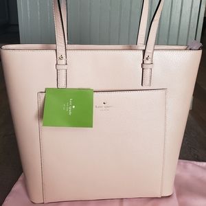 Kate Spade Pink Leather Tote